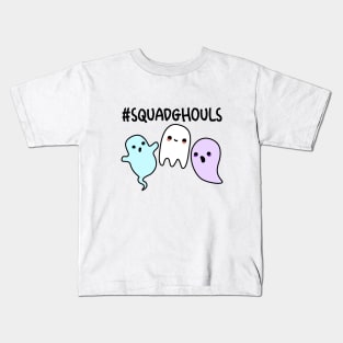 Squad Ghouls Cute Halloween Ghost Pun Kids T-Shirt